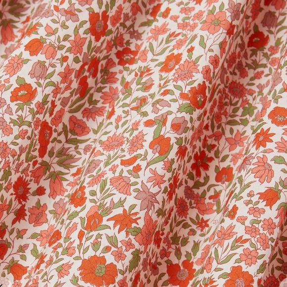 SOLD Doen Chime Ruffled Floral Liberty Fabric Dress Size XS DOEN - Picture 5 of 16